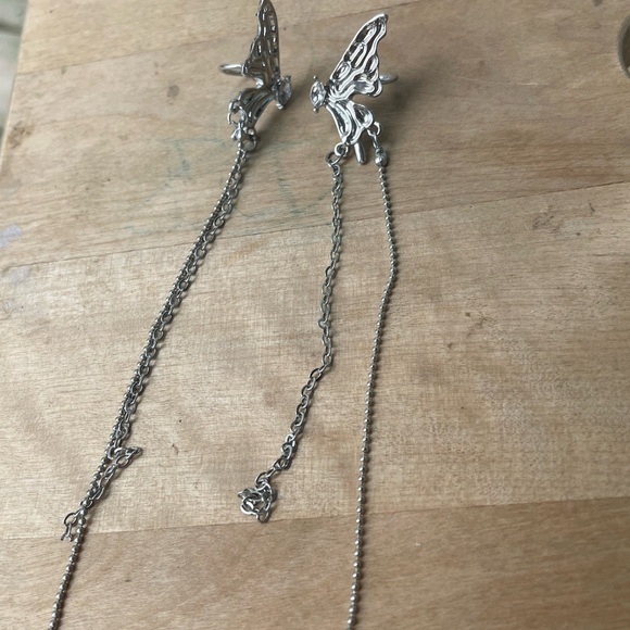 Ear bone clip ear hanging earrings - Picture 3 of 5